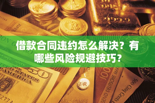 北京借款合同违约怎么解决？有哪些风险规避技巧？